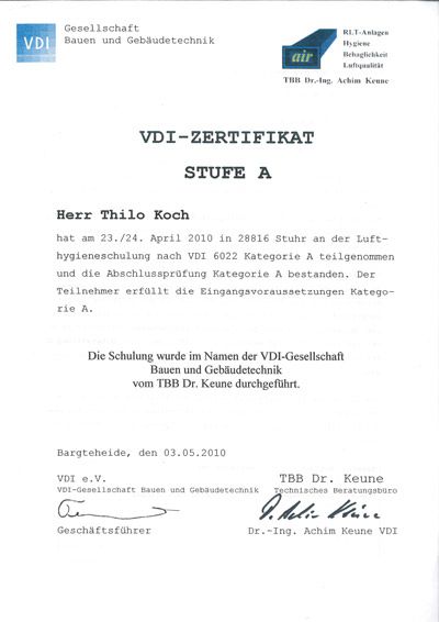 GKS Klimaservice Stuhr VDI